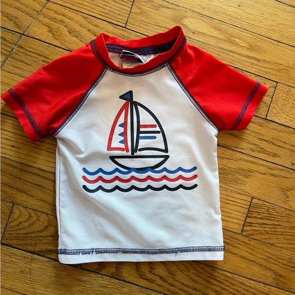 Freestyle Revolution Swim Shirt and Trunks Set, Size 12 Months - Picture 2 of 9